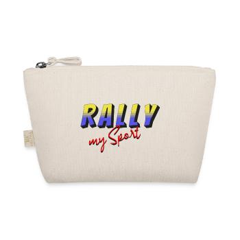 Rally my Sport gelb blau - Bio-Täschchen - Natur - Vorne