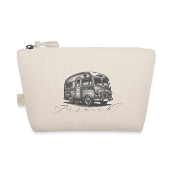 Retro Campervan "Fernweh" - Bio-Täschchen - Natur - Vorne