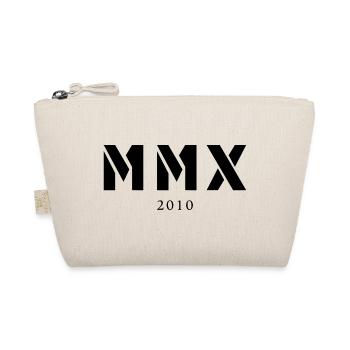 Roman numeral year of birth Made in 2010 - Organic Pouch - nature - Front