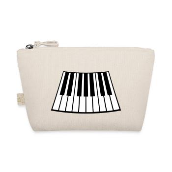 Piano Keys Instrument Playing Classical Music - Organic Pouch - nature - Front