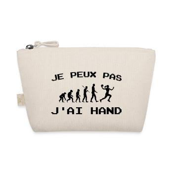 J'peux pas j'ai handball - Trousse biologique - nature - Devant
