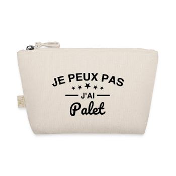 I can't I have palet - Organic Pouch - nature - Front