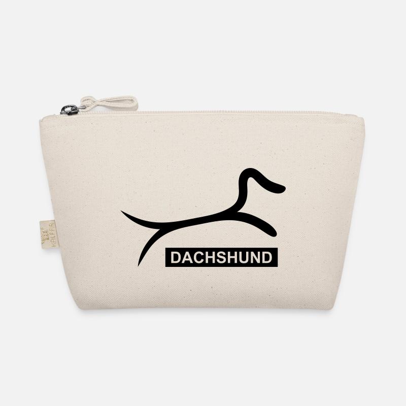 Sportlicher Dackel Bio-Täschchen