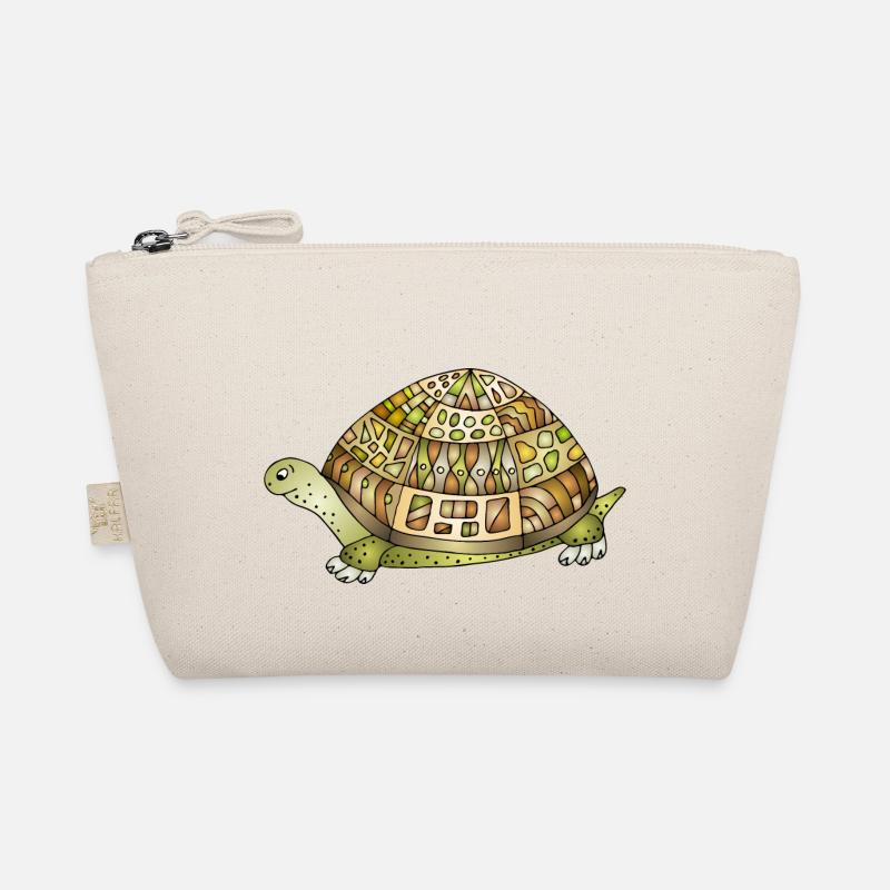 Schildkröte - Bio-Täschchen - Natur
