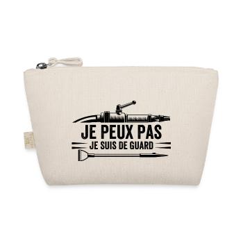 Je Peux Pas Je Suis De Guard Cadeau Pompier - Trousse biologique - nature - Devant