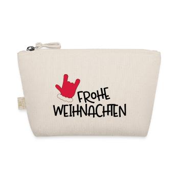 Merry Christmas - Organic Pouch - nature - Front