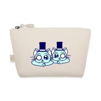 Sir Cats Gentlemen Chapeau haut de forme Monocle Homme Empire - Trousse biologique - nature - Devant