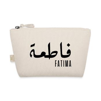 Name Fatima auf Arabisch - Bio-Täschchen - Natur - Vorne