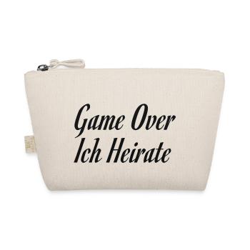 Game Over ich Heirate - Bio-Täschchen - Natur - Vorne
