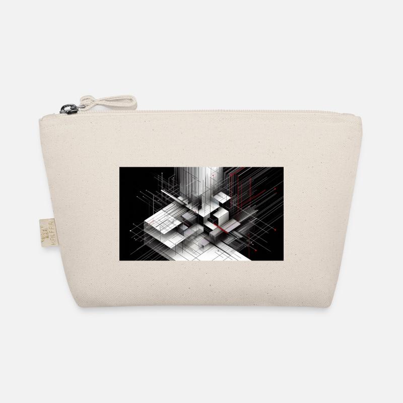 Abstract lines Organic Pouch
