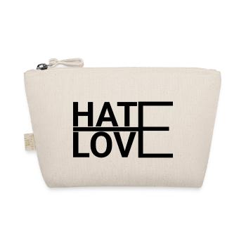 Hate Love - Organic Pouch - nature - Front
