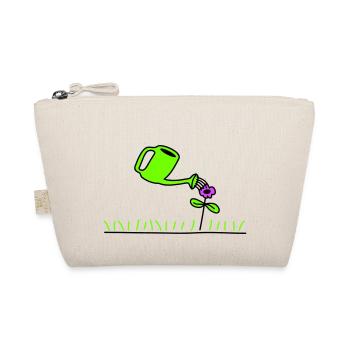 Pretty Flower Watering Water Watering Can Lawn Meadow - Organic Pouch - nature - Front