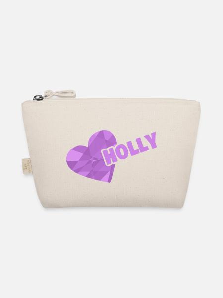 Geschenk für Holly - Bio-Täschchen - Natur