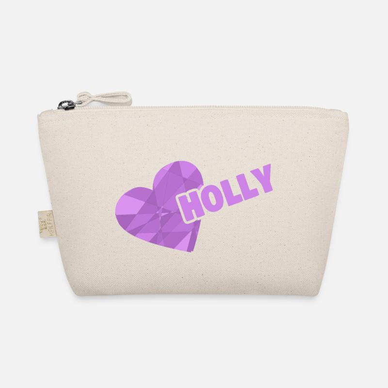Geschenk für Holly - Bio-Täschchen - Natur