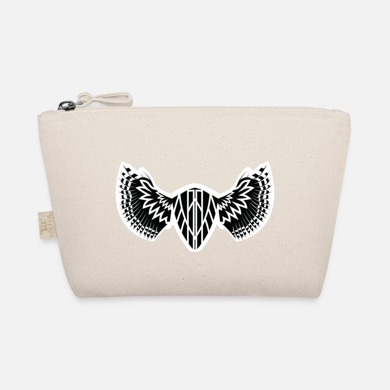 The Mystical Winged Ancient Shield Organic Pouch