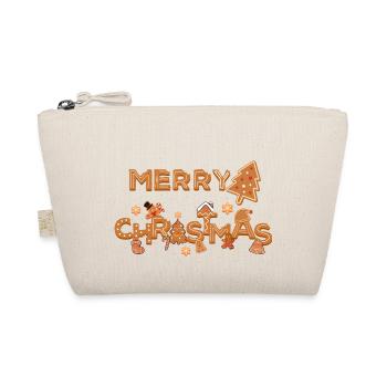 Cookie Merry Christmas - Bio-Täschchen - Natur - Vorne