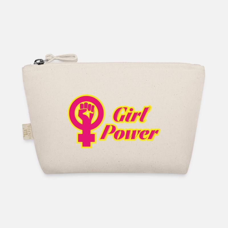 Girl Power - Bio-Täschchen - Natur