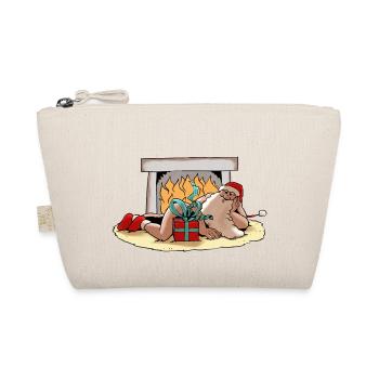 Lascivious Santa Claus - Organic Pouch - nature - Front