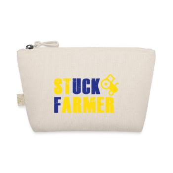 STUCK FARMER YELLOW BLUE - Organic Pouch - nature - Front