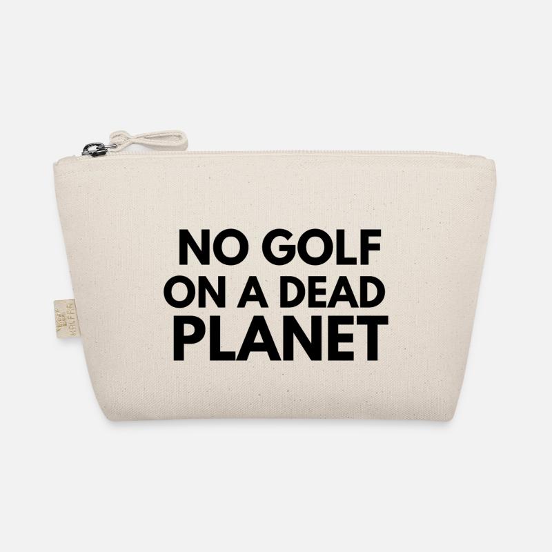 Funny No Gold on Planet - Golf Lover Organic Pouch