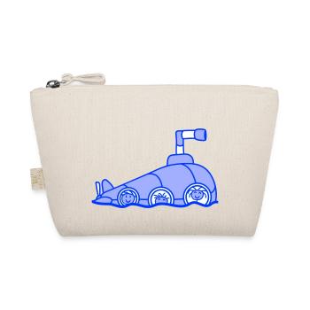 Funny 3 Submarine Crew Team Three Friends Sailors - Organic Pouch - nature - Front