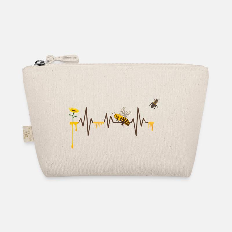 Heartbeat Bees - Geschenkidee Bio-Täschchen