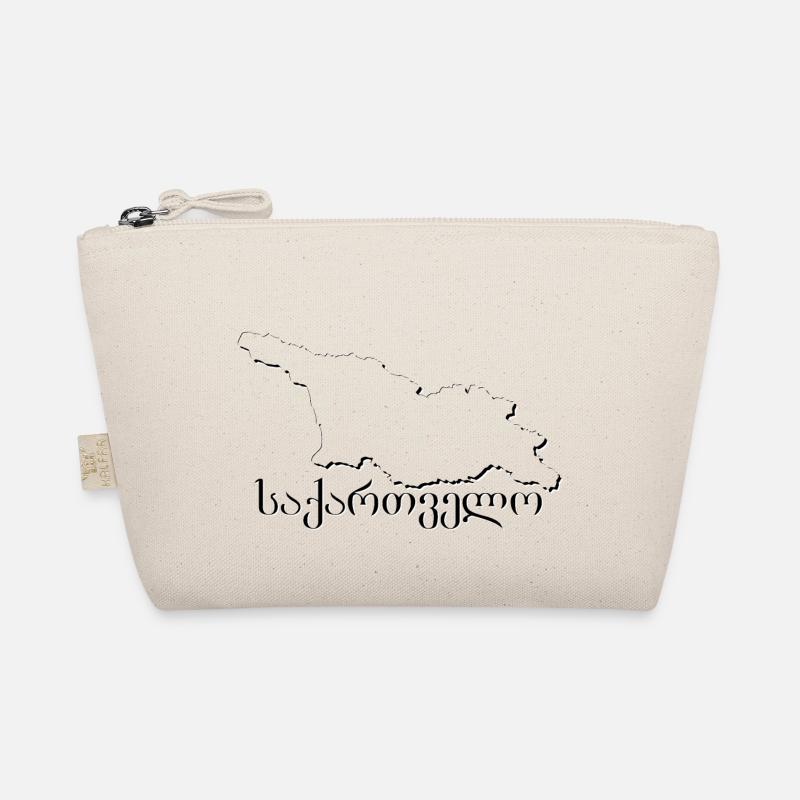 Georgia map as outline GE Organic Pouch