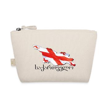 Drapeau de la Géorgie en Géorgie carte GE - Trousse biologique - nature - Devant