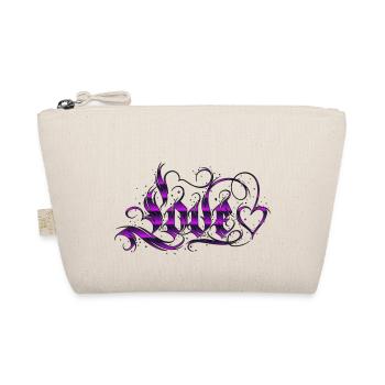 Love Quotes amore Flowers Women girl fashion female - Organic Pouch - nature - Front