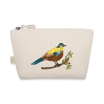 Colorful bird - Organic Pouch - nature - Front