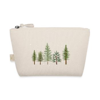 Tree Pine Trees for Winter Lovers - Gift - Organic Pouch - nature - Front