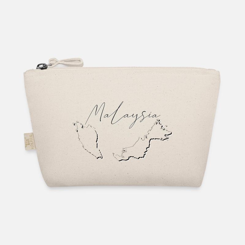 Malaysia map as outline EN Organic Pouch