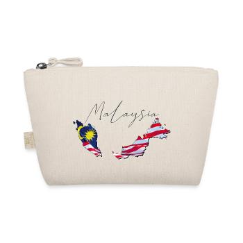 Malaysia flag in the Malaysia map EN - Organic Pouch - nature - Front