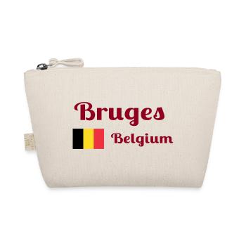 Bruges Belgique - Imprimés élégants - Trousse biologique - nature - Devant