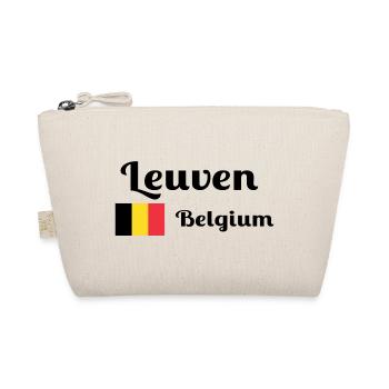 Leuven Belgium- Stylish prints - Organic Pouch - nature - Front