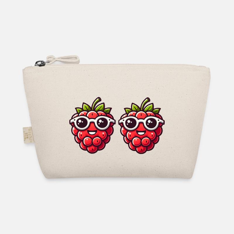 Raspberry Comic Organic Pouch