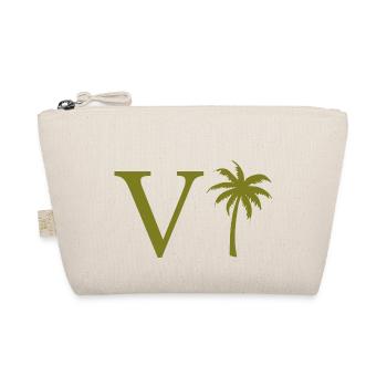 Lettre v vert Palm - Trousse biologique - nature - Devant