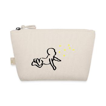Renaissance Baby Schwarz Phoenix Gelb - Bio-Täschchen - Natur - Vorne