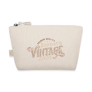 January 2001 | 2001 January Vintage Birthday - Organic Pouch - nature - Front