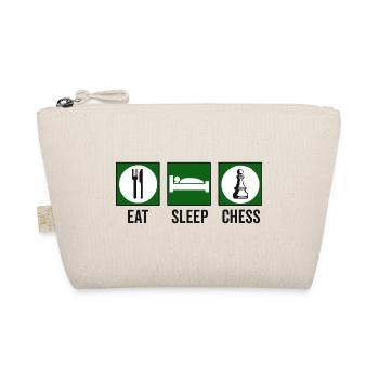Eat Sleep Chess Chess Quote - Organic Pouch - nature - Front