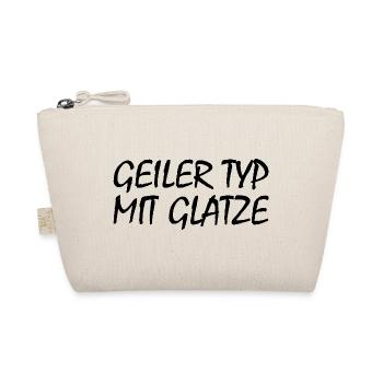 geiler typ mit glatze - Bio-Täschchen - Natur - Vorne