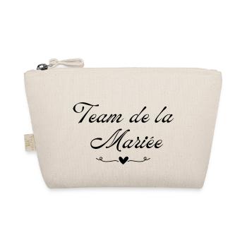 Team of The Bride Heart - Organic Pouch - nature - Front
