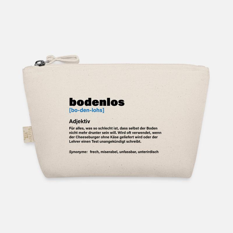 Bottomless – When it's really too much - Organic Pouch - nature
