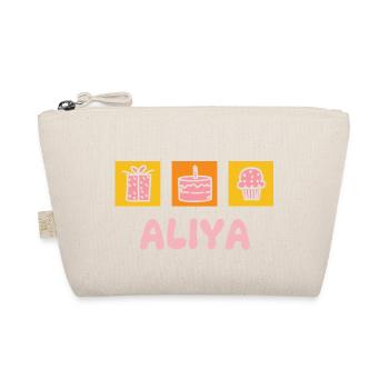 Aliya als Vorname - Bio-Täschchen - Natur - Vorne