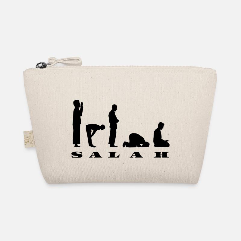 Salah Prayer Silhouette Design Organic Pouch