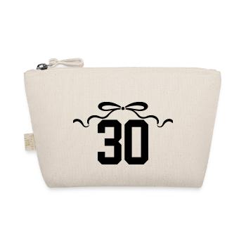 Numéro 30 noeud - 30e anniversaire - Trousse biologique - nature - Devant