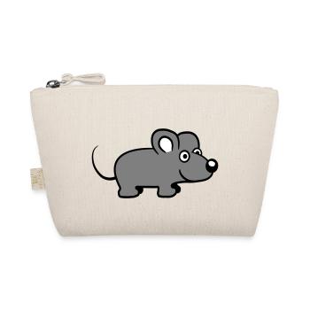 Mouse Mouse Cute Little Rat Rodent Friendly - Organic Pouch - nature - Front