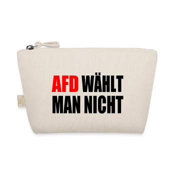 afd wählt man nicht - Bio-Täschchen - Natur - Vorne