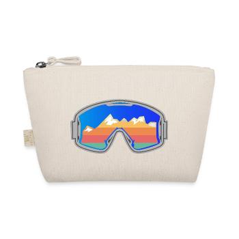 Lunettes de ski skieur Vintage Design Bright - Trousse biologique - nature - Devant
