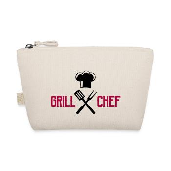 cook, cutlery, grill - Organic Pouch - nature - Front
